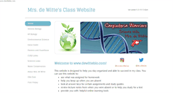 Desktop Screenshot of dewittebio.com